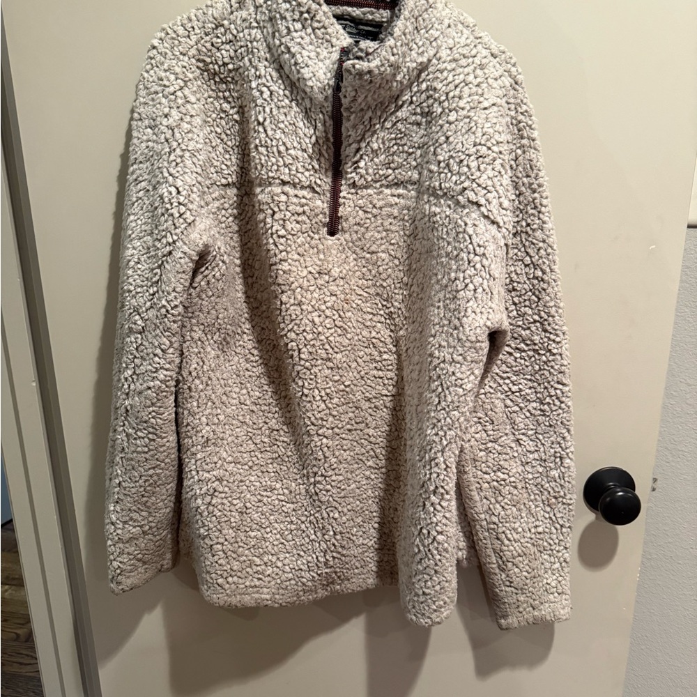 Cozy Cream Sherpa Pullover